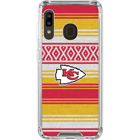 NFL Kansas City Chiefs Trailblazer Galaxy A30 Clear Case