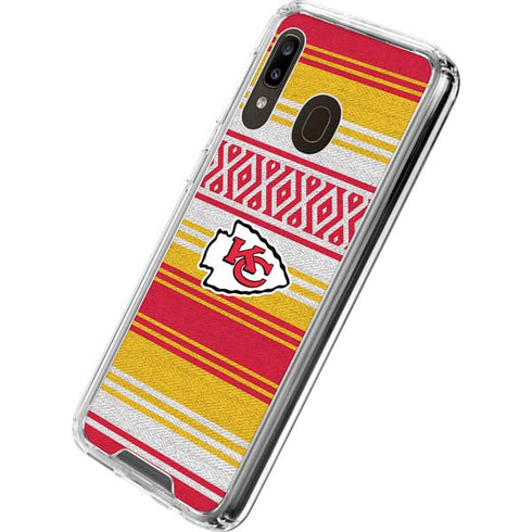 NFL Kansas City Chiefs Trailblazer Galaxy A30 Clear Case