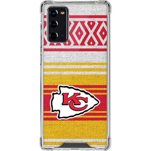NFL Kansas City Chiefs Trailblazer Galaxy Note20 5G Clear Case