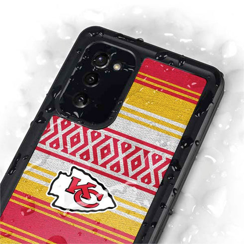 NFL Kansas City Chiefs Trailblazer Galaxy Note20 5G Waterproof Case