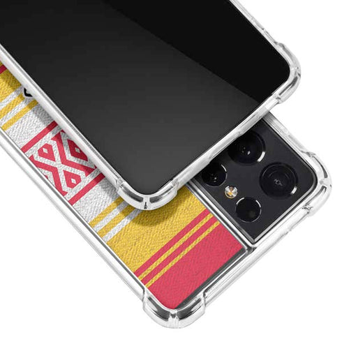 NFL Kansas City Chiefs Trailblazer Galaxy S21 Ultra 5G Clear Case