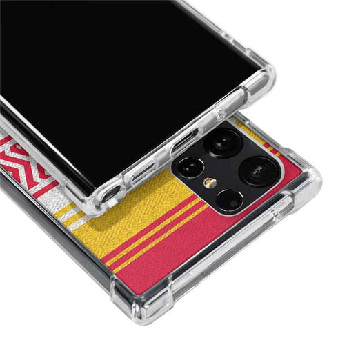 NFL Kansas City Chiefs Trailblazer Galaxy S22 Ultra Clear Case