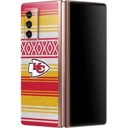 NFL Kansas City Chiefs Trailblazer Galaxy Z Fold2 5G Skin