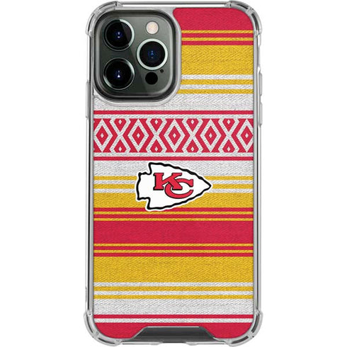 NFL Kansas City Chiefs Trailblazer iPhone 14 Pro Max Clear Case