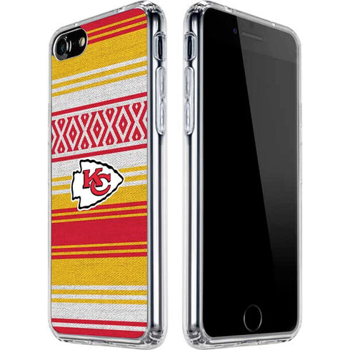 NFL Kansas City Chiefs Trailblazer iPhone SE (2nd & 3rd Gen) Clear Case