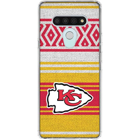 NFL Kansas City Chiefs Trailblazer LG Stylo 6 Clear Case