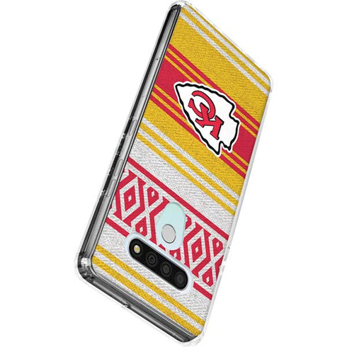 NFL Kansas City Chiefs Trailblazer LG Stylo 6 Clear Case
