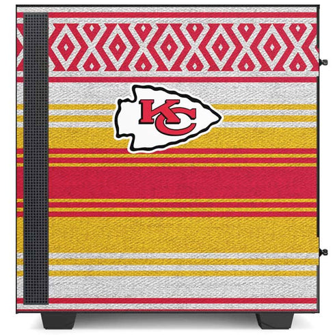 NFL Kansas City Chiefs Trailblazer NZXT H510 Compact ATX Mid-Tower Case Skin