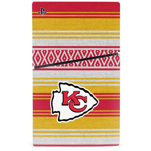 NFL Kansas City Chiefs Trailblazer PS5 Slim Disk Console Skin
