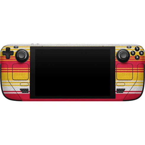 NFL Kansas City Chiefs Trailblazer Steam Deck Handheld Gaming Computer Skin