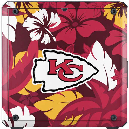 NFL Kansas City Chiefs Tropical Print Cooler Master MasterBox Q300L Mini Tower Skin