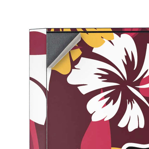 NFL Kansas City Chiefs Tropical Print Corsair 4000D Tempered Glass Mid-Tower ATX Case Skin