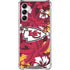 NFL Kansas City Chiefs Tropical Print Galaxy A14 5G Clear Case
