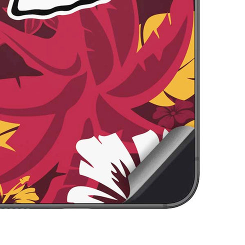 NFL Kansas City Chiefs Tropical Print Galaxy A14 5G Skin