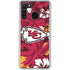 NFL Kansas City Chiefs Tropical Print Galaxy A21 Clear Case