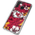 NFL Kansas City Chiefs Tropical Print Galaxy A21 Clear Case