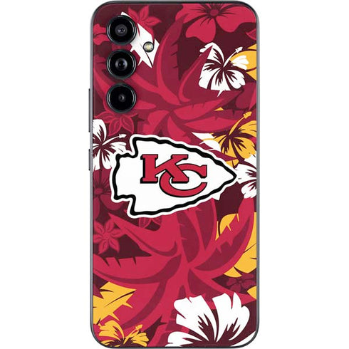 NFL Kansas City Chiefs Tropical Print Galaxy A54 5G Skin
