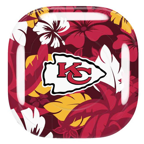 NFL Kansas City Chiefs Tropical Print Galaxy Buds Pro Skin