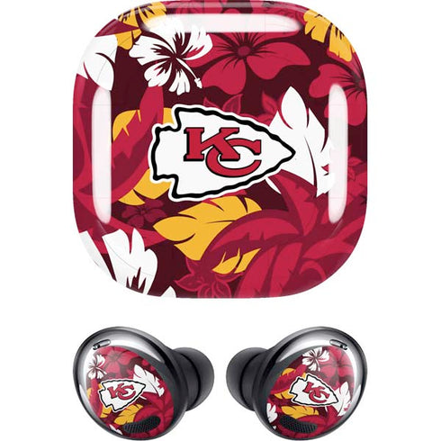 NFL Kansas City Chiefs Tropical Print Galaxy Buds Pro Skin
