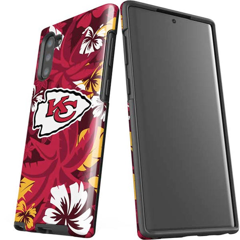 NFL Kansas City Chiefs Tropical Print Galaxy Note 10 Pro Case