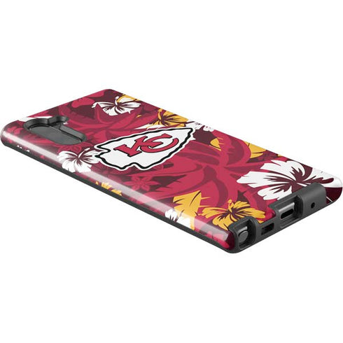 NFL Kansas City Chiefs Tropical Print Galaxy Note 10 Pro Case