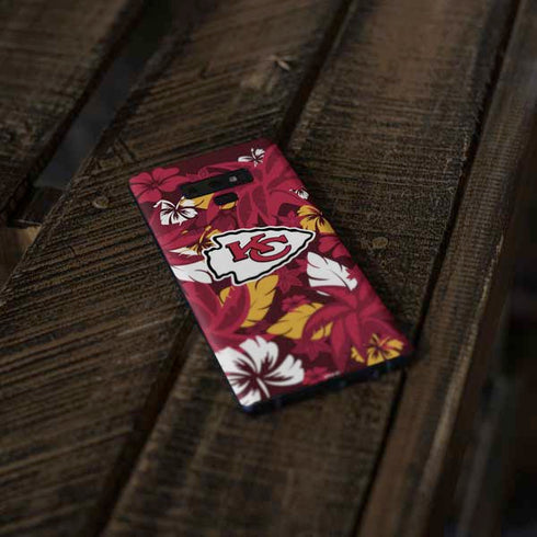 NFL Kansas City Chiefs Tropical Print Galaxy Note 9 Skin