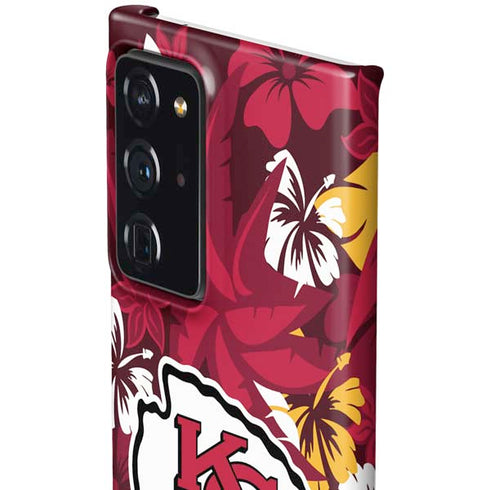 NFL Kansas City Chiefs Tropical Print Galaxy Note20 Ultra 5G Lite Case