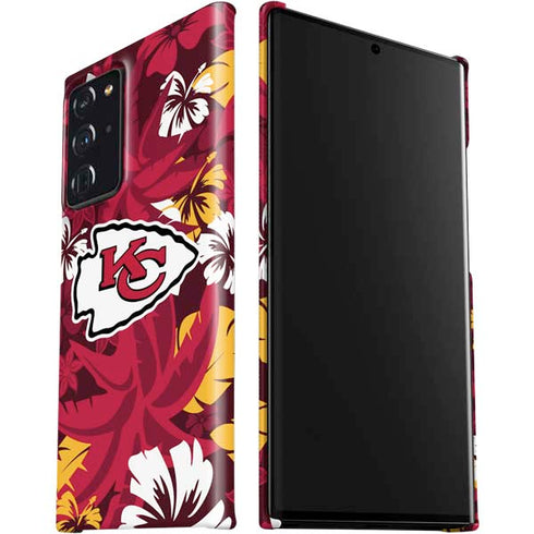NFL Kansas City Chiefs Tropical Print Galaxy Note20 Ultra 5G Lite Case