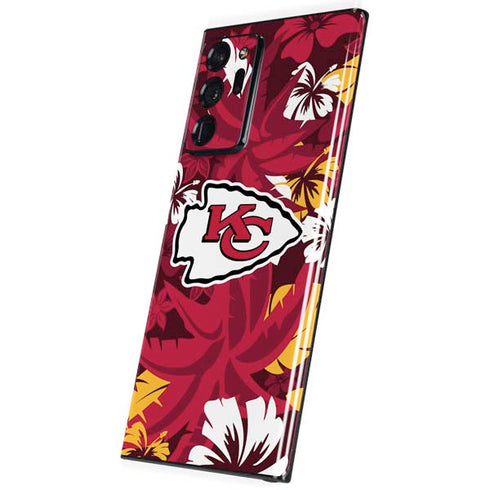 NFL Kansas City Chiefs Tropical Print Galaxy Note20 Ultra 5G Skin