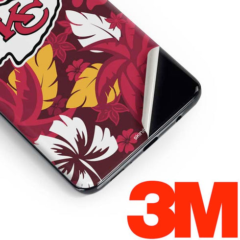 NFL Kansas City Chiefs Tropical Print Galaxy S10 Plus Skin