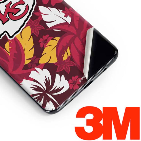 NFL Kansas City Chiefs Tropical Print Galaxy S10e Skin