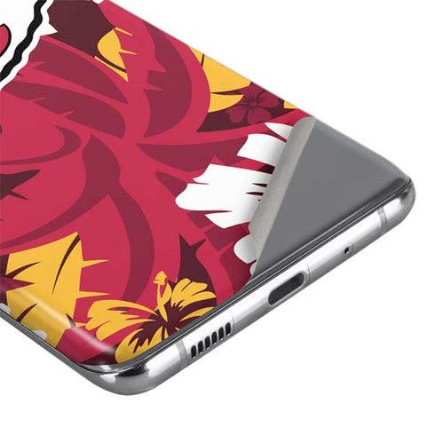 NFL Kansas City Chiefs Tropical Print Galaxy S20 Skin