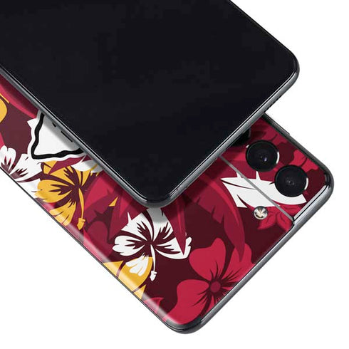 NFL Kansas City Chiefs Tropical Print Galaxy S21 Plus 5G Skin