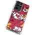 NFL Kansas City Chiefs Tropical Print Galaxy S21 Ultra 5G Clear Case