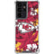 NFL Kansas City Chiefs Tropical Print Galaxy S21 Ultra 5G Clear Case
