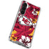 NFL Kansas City Chiefs Tropical Print Galaxy S23 Clear Case