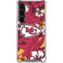 NFL Kansas City Chiefs Tropical Print Galaxy S23 Clear Case