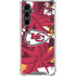 NFL Kansas City Chiefs Tropical Print Galaxy S23 FE Clear Case