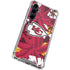 NFL Kansas City Chiefs Tropical Print Galaxy S23 FE Clear Case