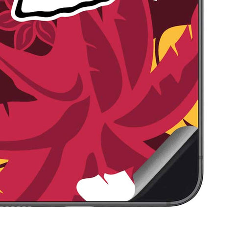 NFL Kansas City Chiefs Tropical Print Galaxy S23 FE Skin