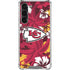 NFL Kansas City Chiefs Tropical Print Galaxy S23 Plus Clear Case