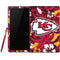 NFL Kansas City Chiefs Tropical Print Samsung Galaxy Tab Skin