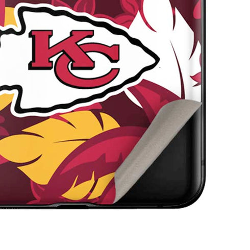 NFL Kansas City Chiefs Tropical Print Galaxy Z Flip Skin