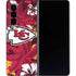 NFL Kansas City Chiefs Tropical Print Galaxy Z Fold4 5G Skin