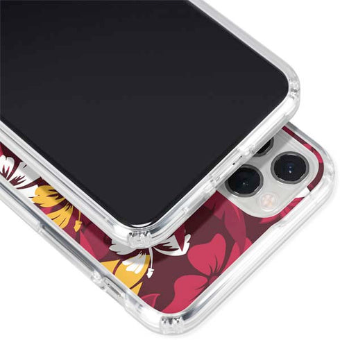 NFL Kansas City Chiefs Tropical Print iPhone 11 Pro Clear Case