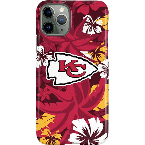 NFL Kansas City Chiefs Tropical Print iPhone 11 Pro Lite Case