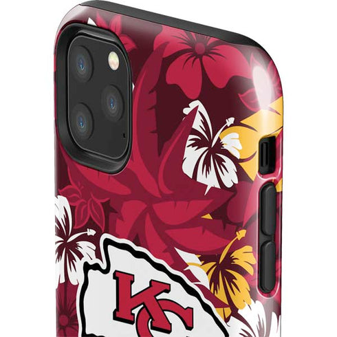 NFL Kansas City Chiefs Tropical Print iPhone 11 Pro Max Impact Case