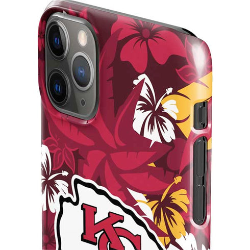 NFL Kansas City Chiefs Tropical Print iPhone 11 Pro Max Lite Case