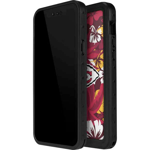 NFL Kansas City Chiefs Tropical Print iPhone 12 Mini Waterproof Case