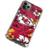 NFL Kansas City Chiefs Tropical Print iPhone 12 Pro Clear Case